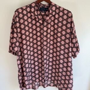 Abercrombie & Fitch Short Sleeve Button Down Shirt